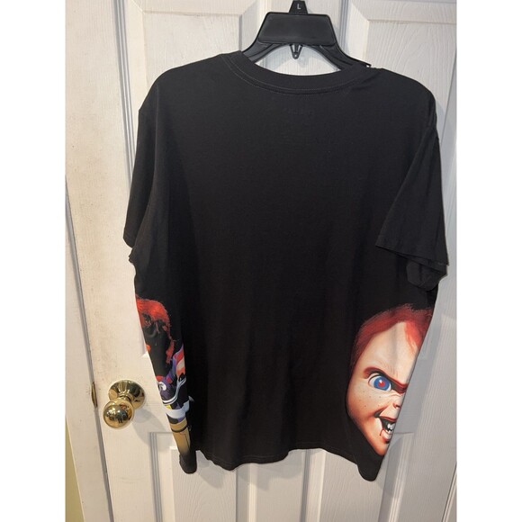 Chucky Child’s Play T-Shirt Mens 2XL Embroidered Graphic Tee Universal Studios - Picture 9 of 10